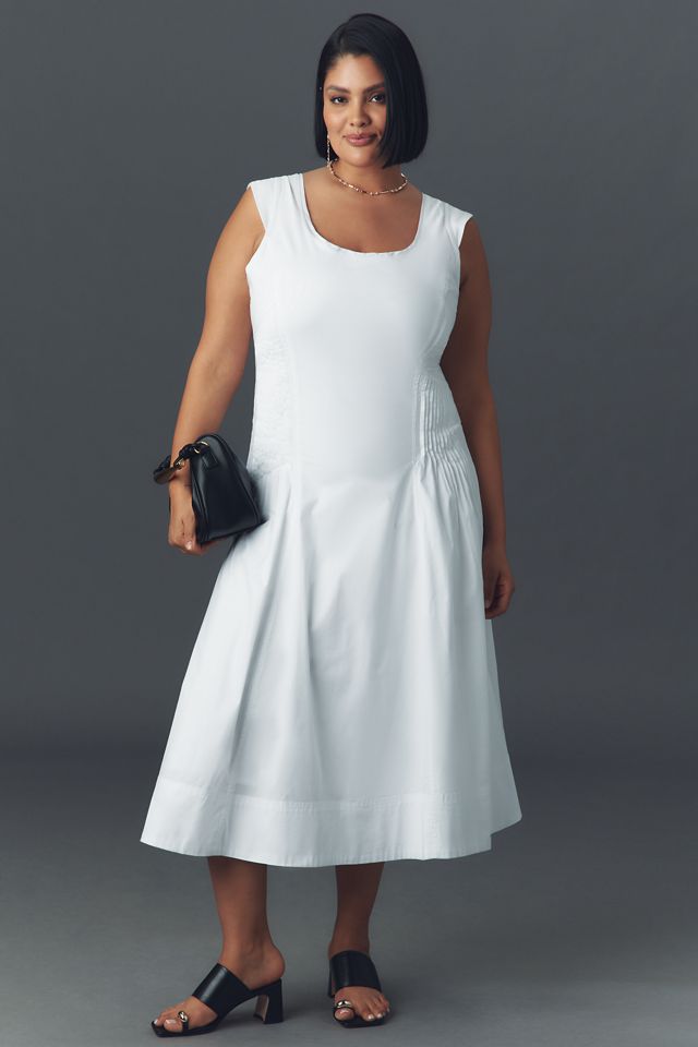 By Anthropologie Sleeveless Scoop-Neck Midi Dress #5