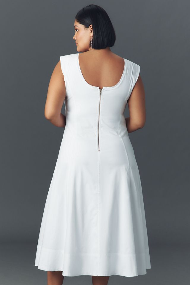 By Anthropologie Sleeveless Scoop-Neck Midi Dress #6