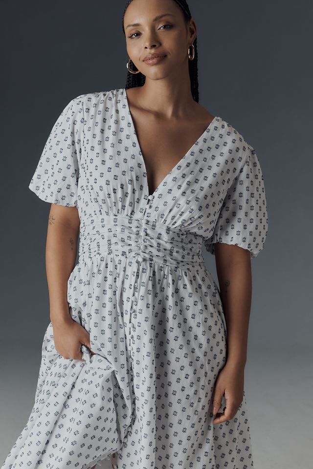 The Katerina Button-Front Dress: Textured Edition #4