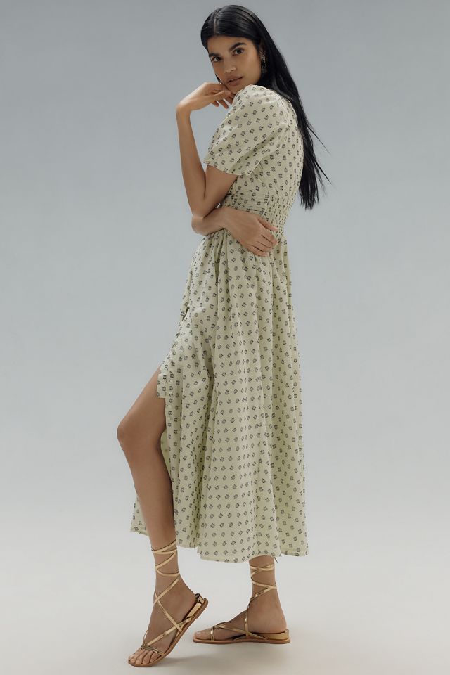 The Katerina Button-Front Dress: Textured Edition