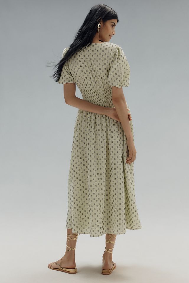 The Katerina Button-Front Dress: Textured Edition