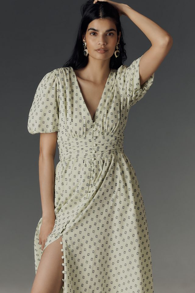 The Katerina Button-Front Dress: Textured Edition