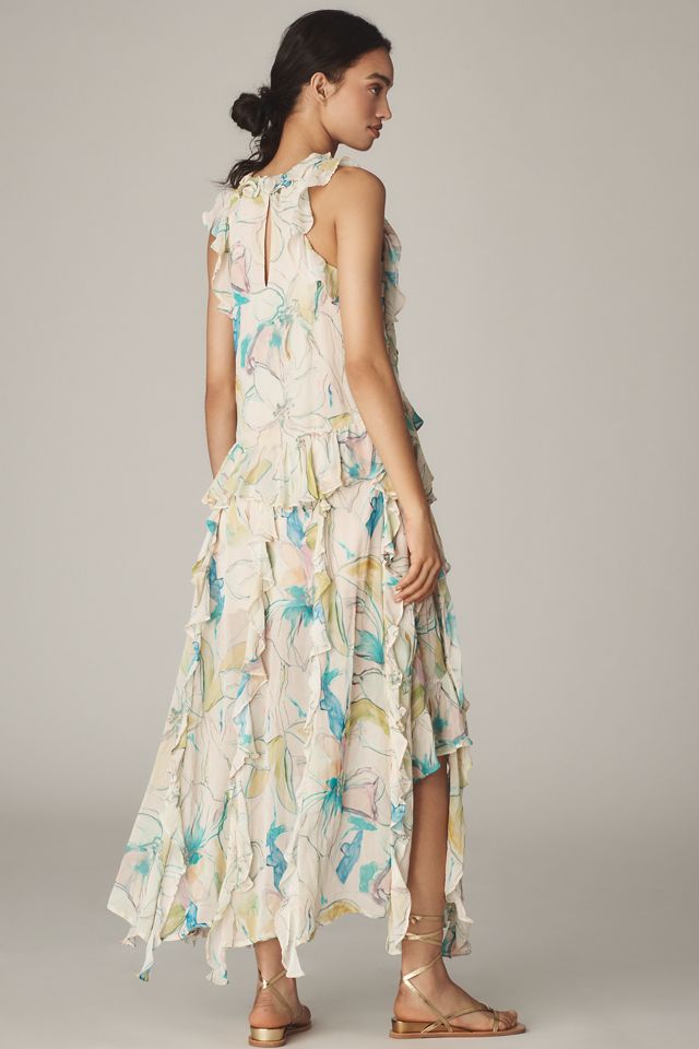 Anthropologie ★ Maeve V-Neck Ruffle Hi-Low Dress Maeve V-Neck Ruffle Hi-Low Dress | Anthropologie