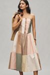 Maeve Strapless Drop-Waist A-Line Midi Dress