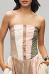 Maeve Strapless Drop-Waist A-Line Midi Dress