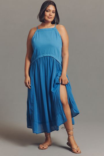 Maeve Basque-Waist Flirty Mini Skirt