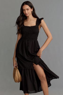 Pilcro Short-Sleeve Mini Babydoll Dress