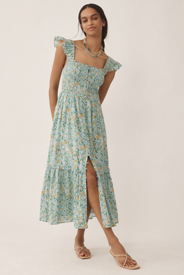 The Peregrine Midi Dress: Square-Neck Edition