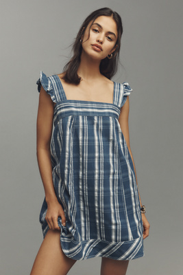 Shop Pilcro Sleeveless Lakeside Swing Mini Dress