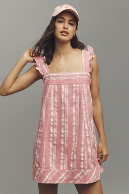 PILCRO SLEEVELESS LAKESIDE SWING MINI DRESS 