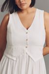 Pilcro Sleeveless Vest Twofer Midi Dress