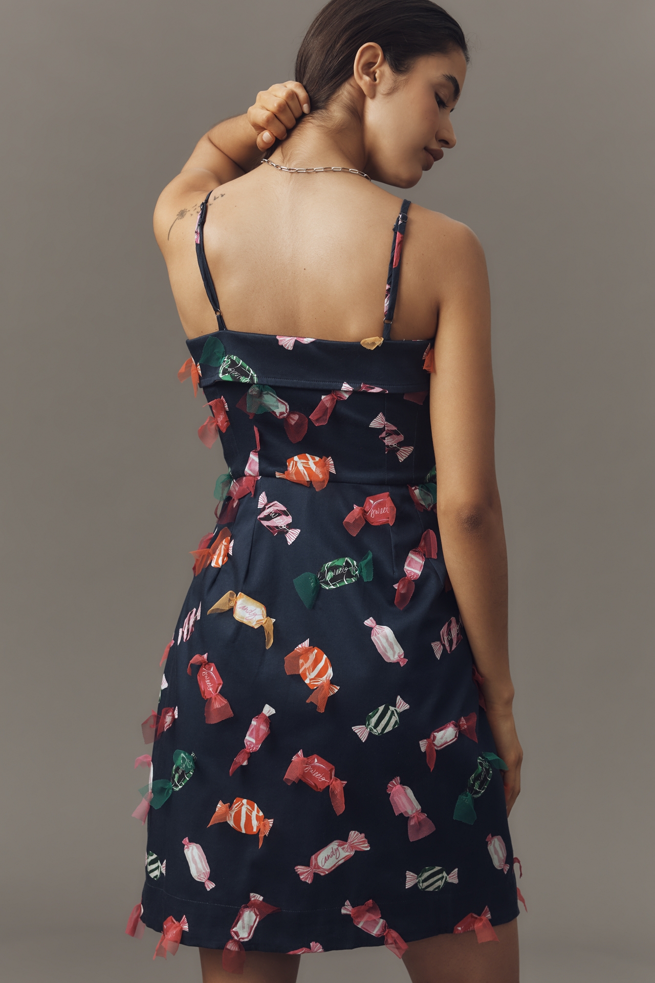 Maeve Printed Buttondown Mini Dress