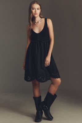 By Anthropologie Sleeveless Sweater Mini Dress