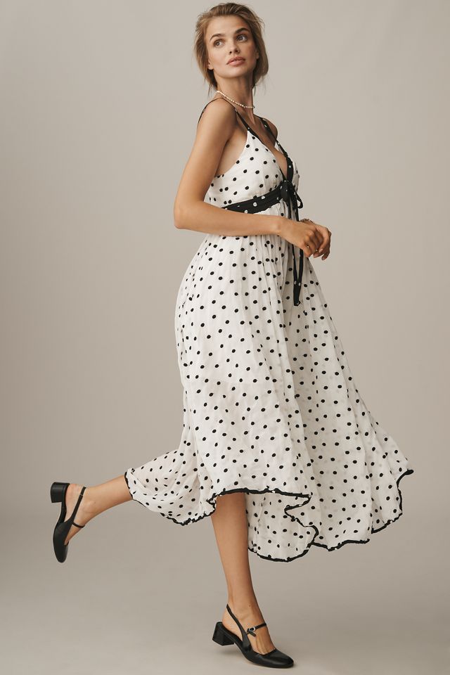 Maeve Sleeveless V-Neck Midi Slip Dress #3