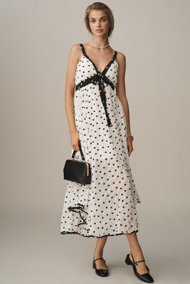 Maeve Sleeveless V-Neck Midi Slip Dress