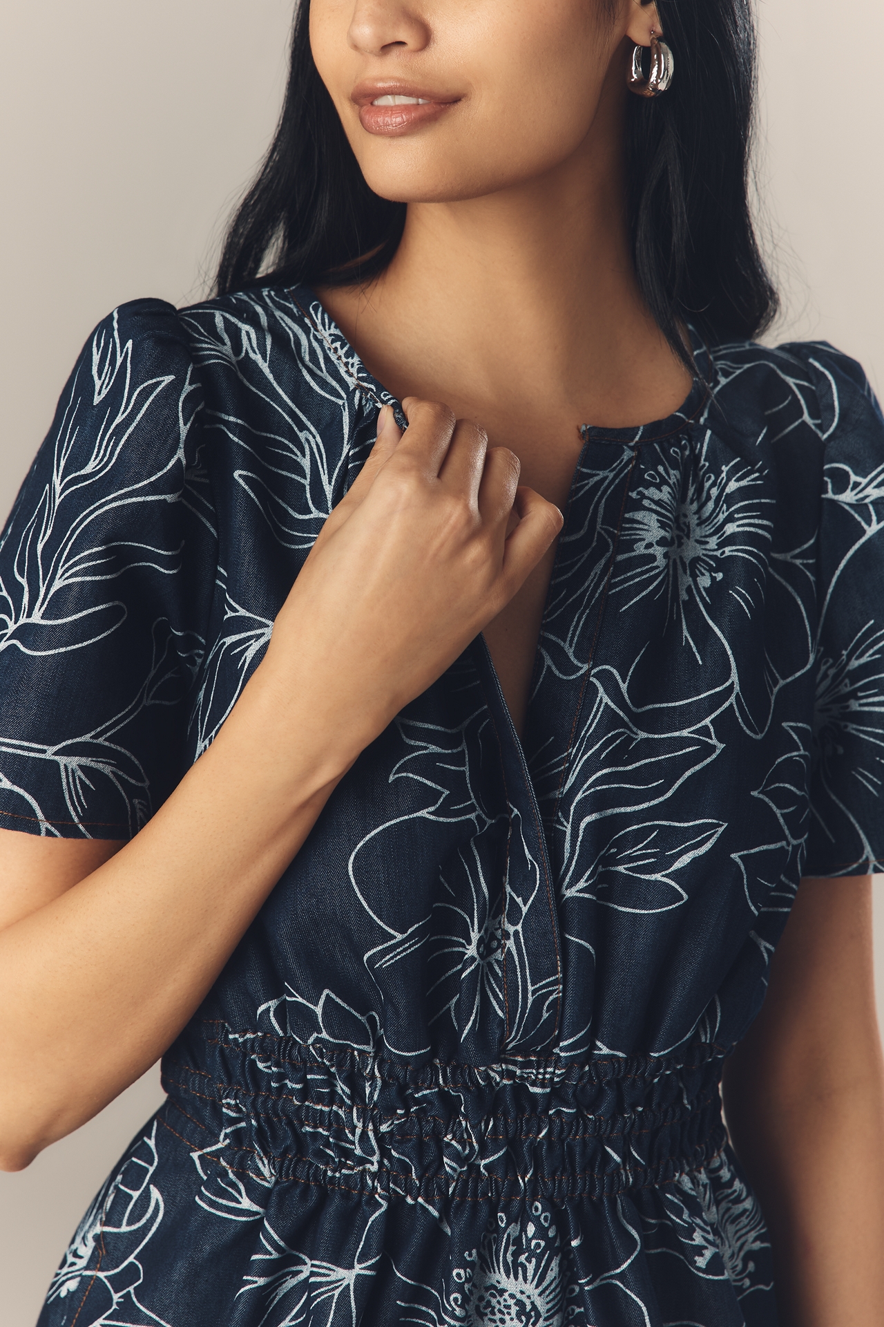 The Somerset Denim Mini Dress