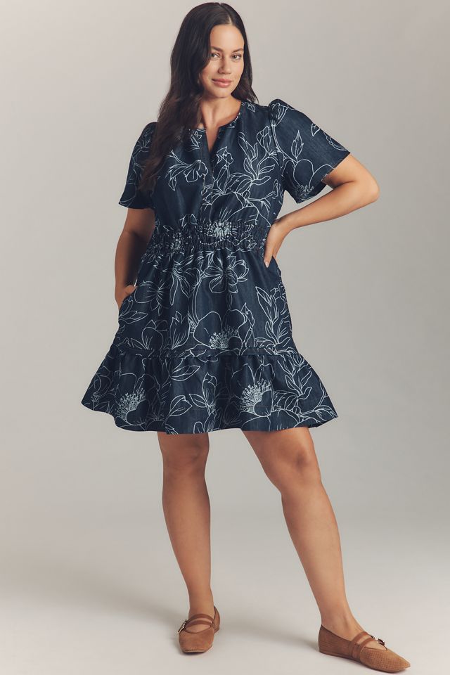 The Somerset Denim Mini Dress #7