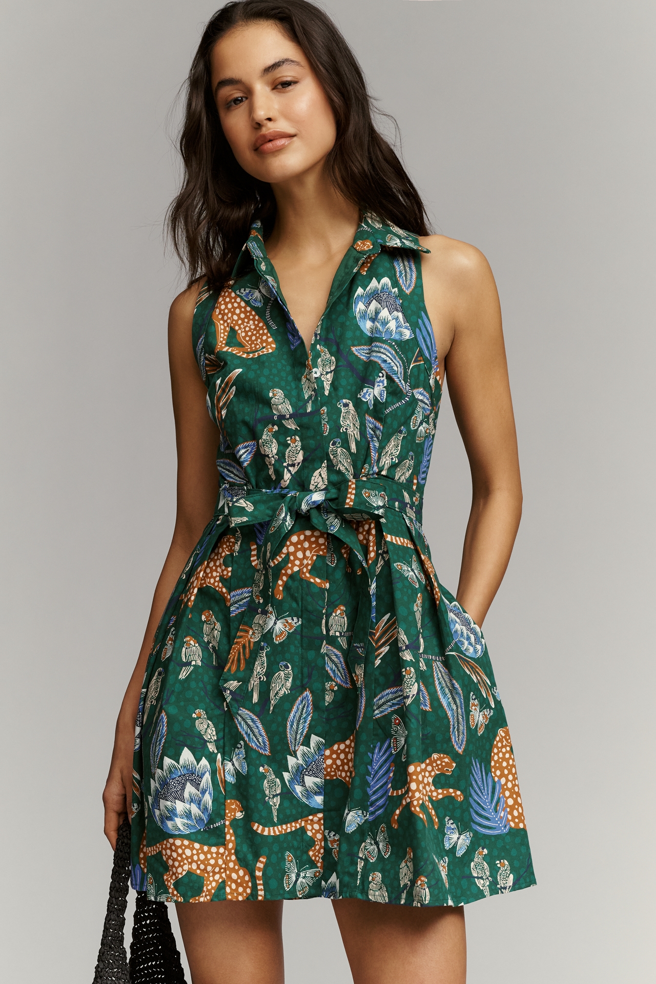 Naomi Wilkinson Fit & Flare Mini Shirt Dress