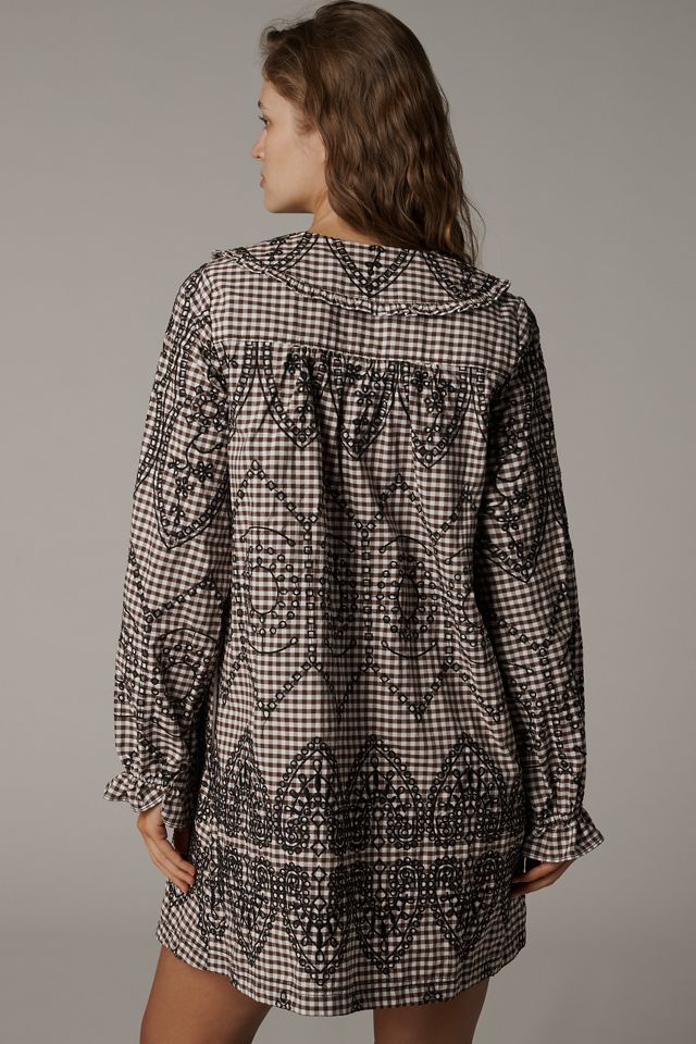 The Keira Long-Sleeve Shirt Dress by Pilcro #2