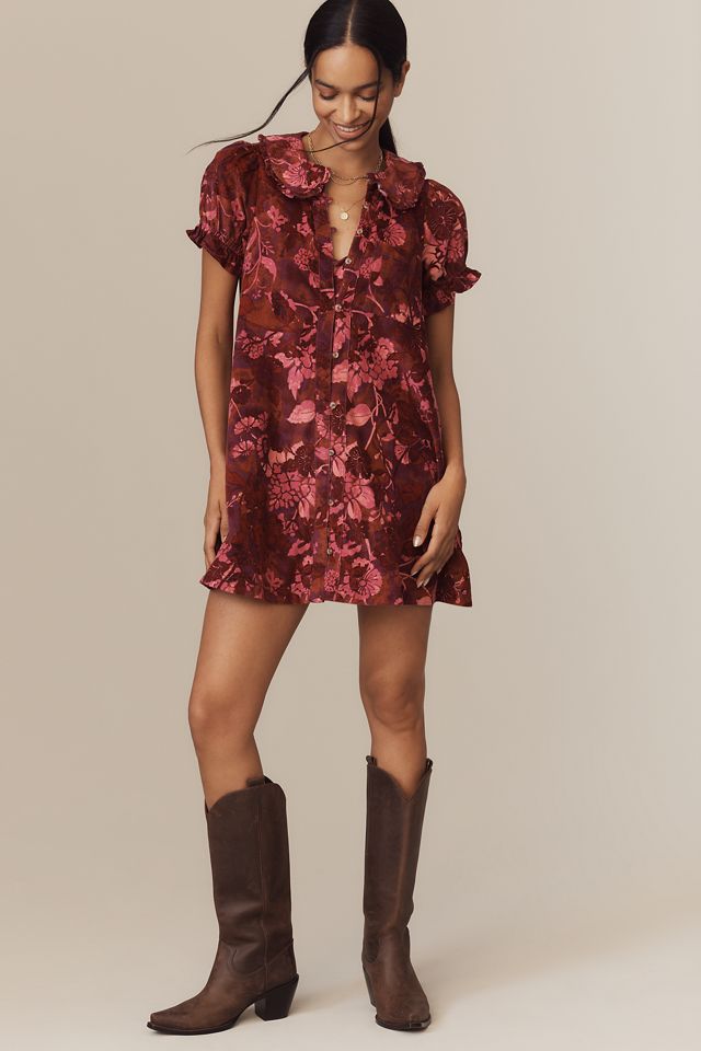 The Keira Corduroy Mini Dress by Pilcro #2