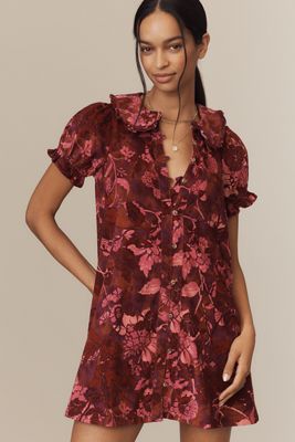 The Keira Corduroy Mini Dress by Pilcro