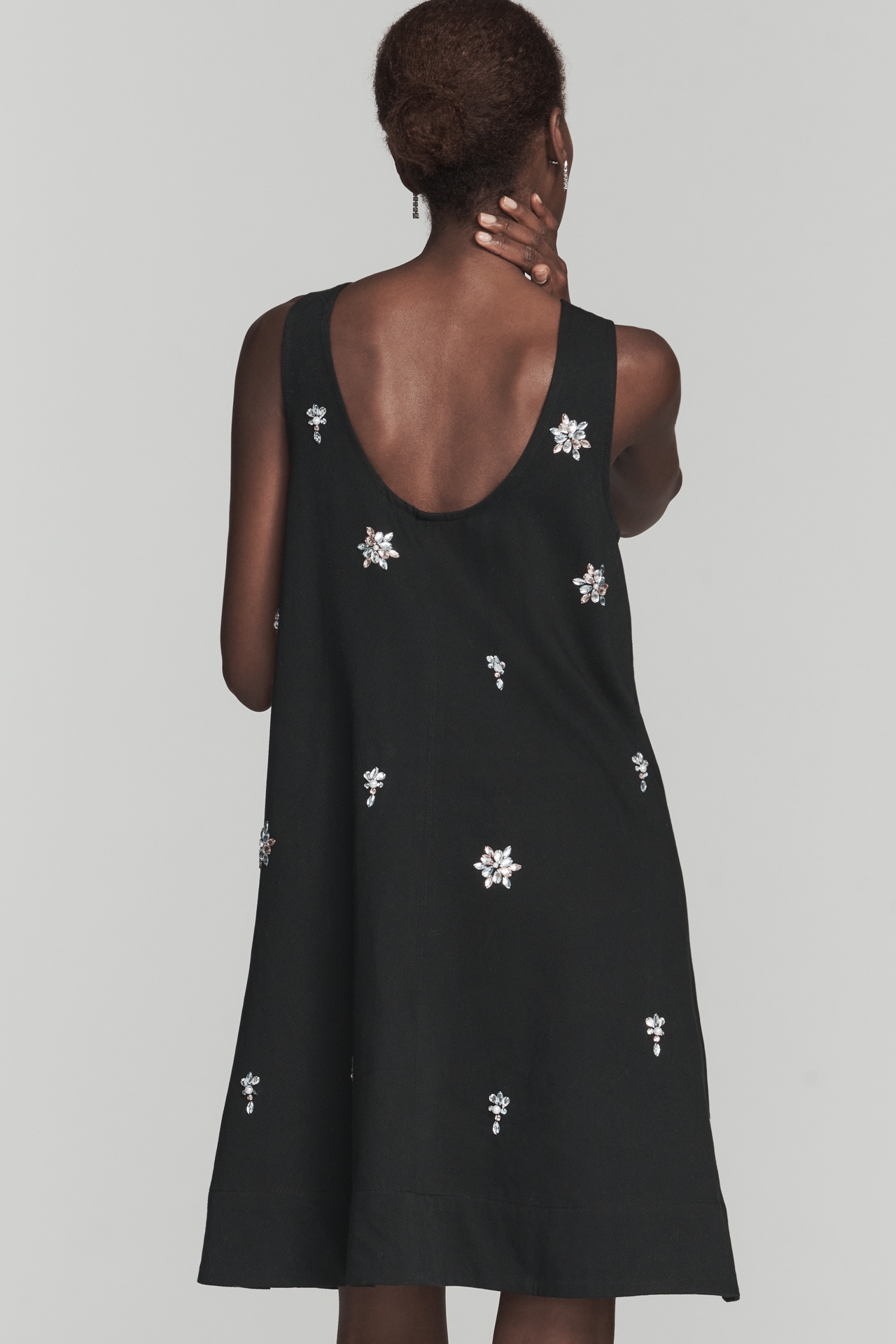 The Keiko Rhinestone Mini Dress by Maeve