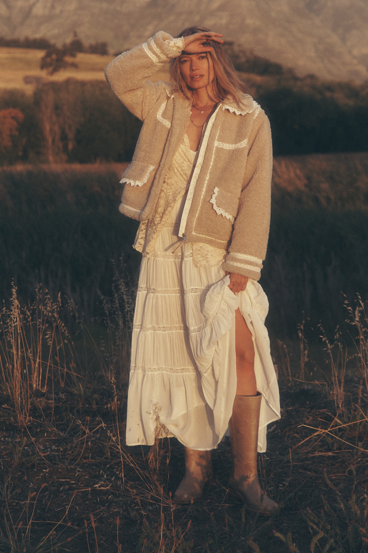 By Anthropologie Twofer Tiered Sleeveless Dress