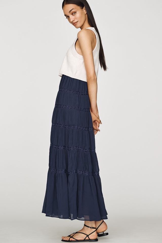 By Anthropologie Twofer Tiered Sleeveless Dress #1