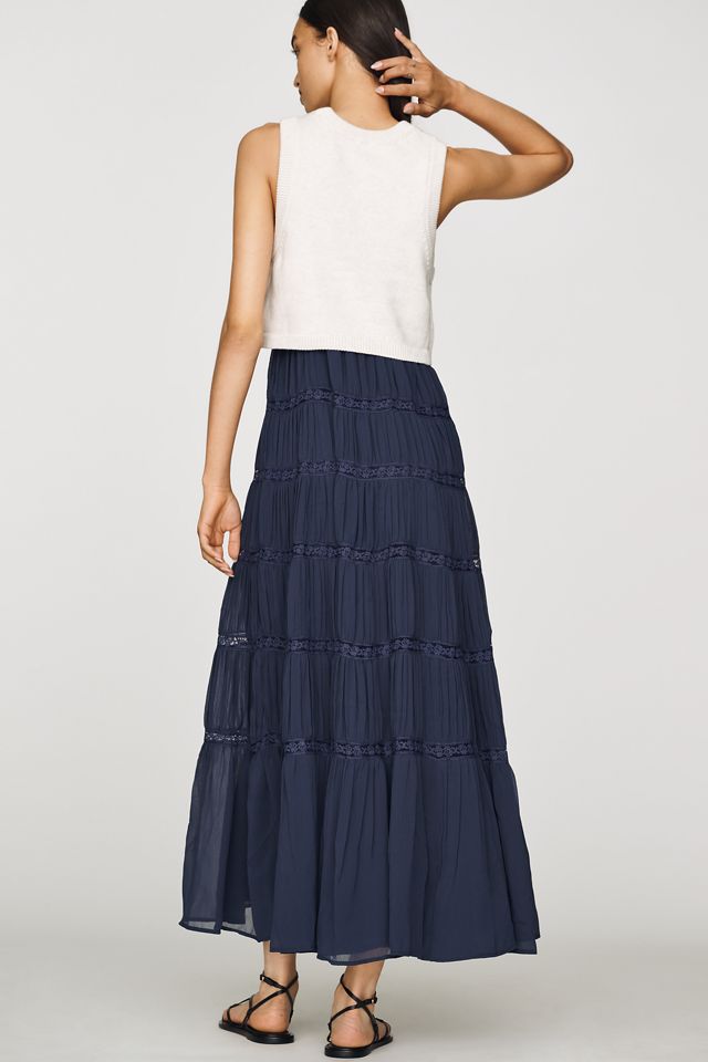 By Anthropologie Twofer Tiered Sleeveless Dress #3
