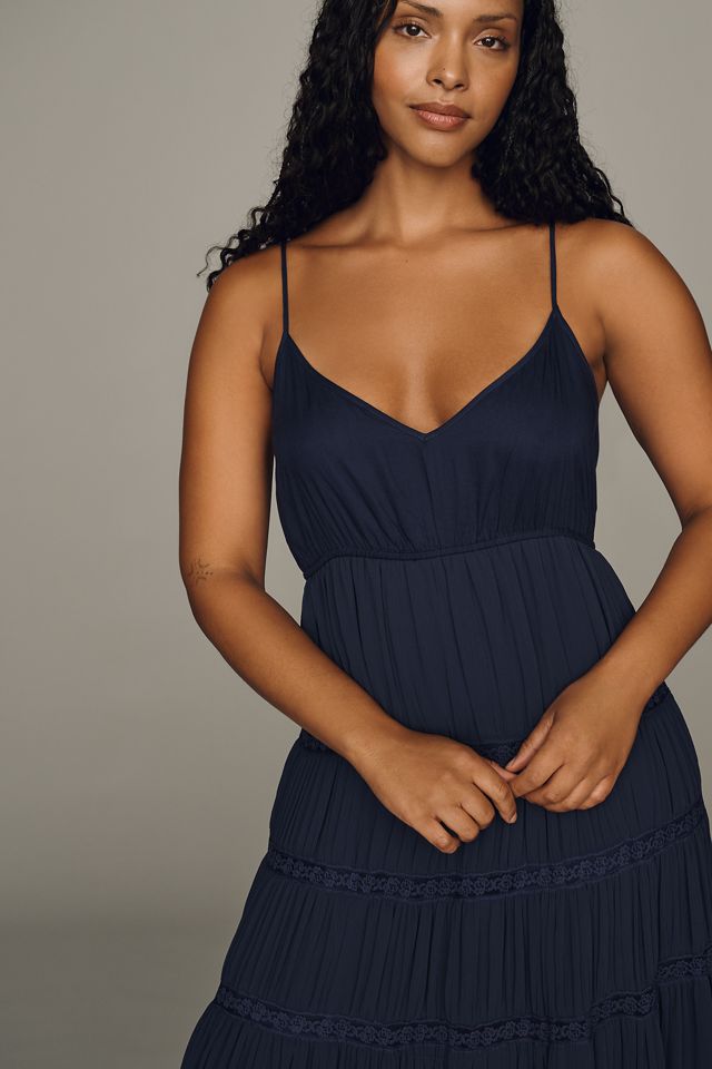 By Anthropologie Twofer Tiered Sleeveless Dress #6