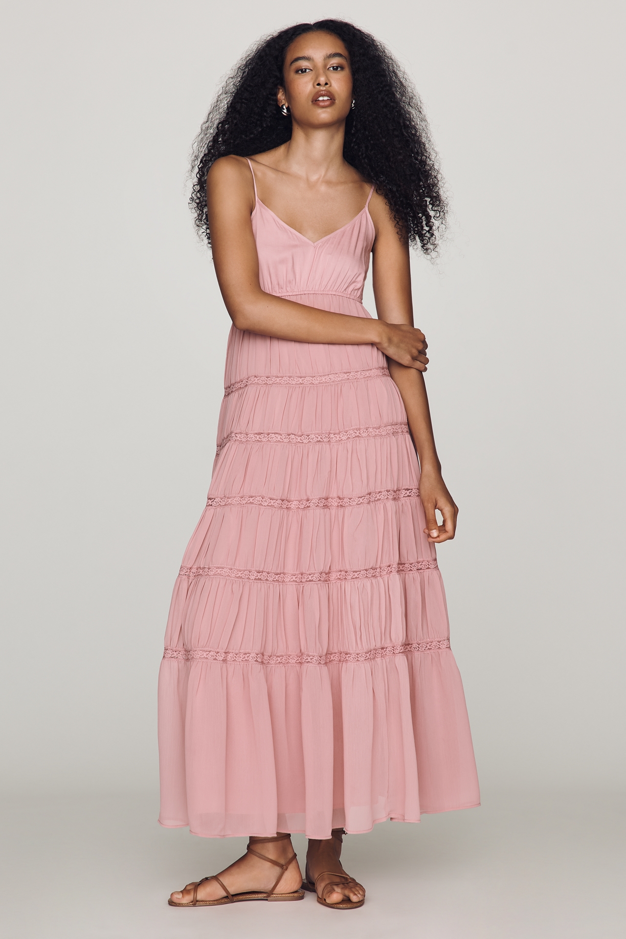 By Anthropologie Twofer Tiered Sleeveless Dress