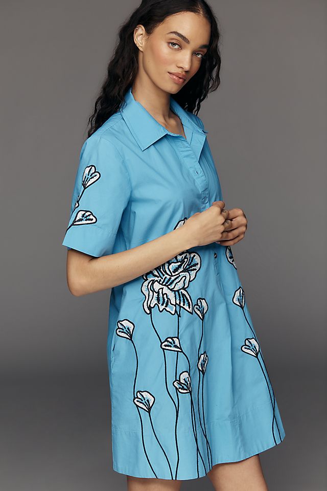 anthropologie short dresses Buy Women's Mini Online 100% viscose lining Relaxed swing silhouette Side seam pockets Zipper closure Machine wash Imported By Anthropologie Short-Sleeve Belted Sash