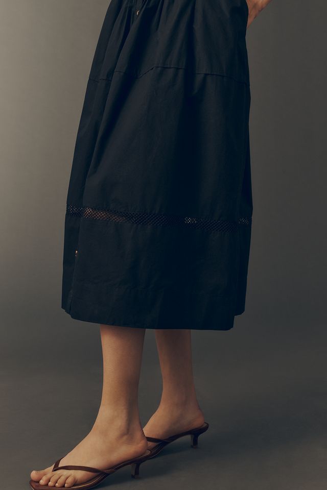 Maeve Pintuck Midi Shirt Dress #3