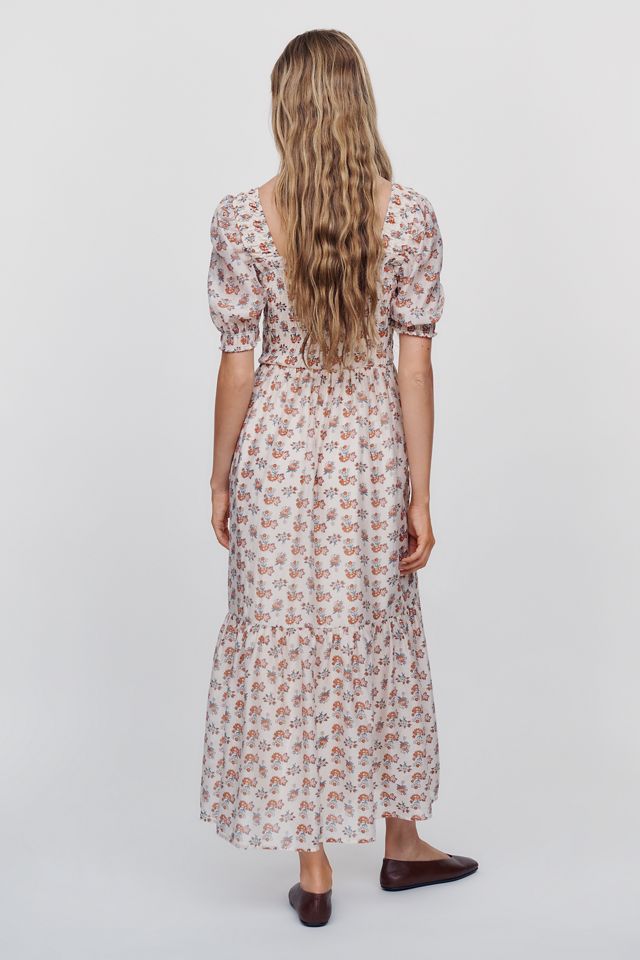 By Anthropologie Peregrine 100% Cotton Midi Dress #2