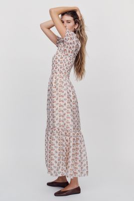 By Anthropologie Peregrine 100% Cotton Midi Dress