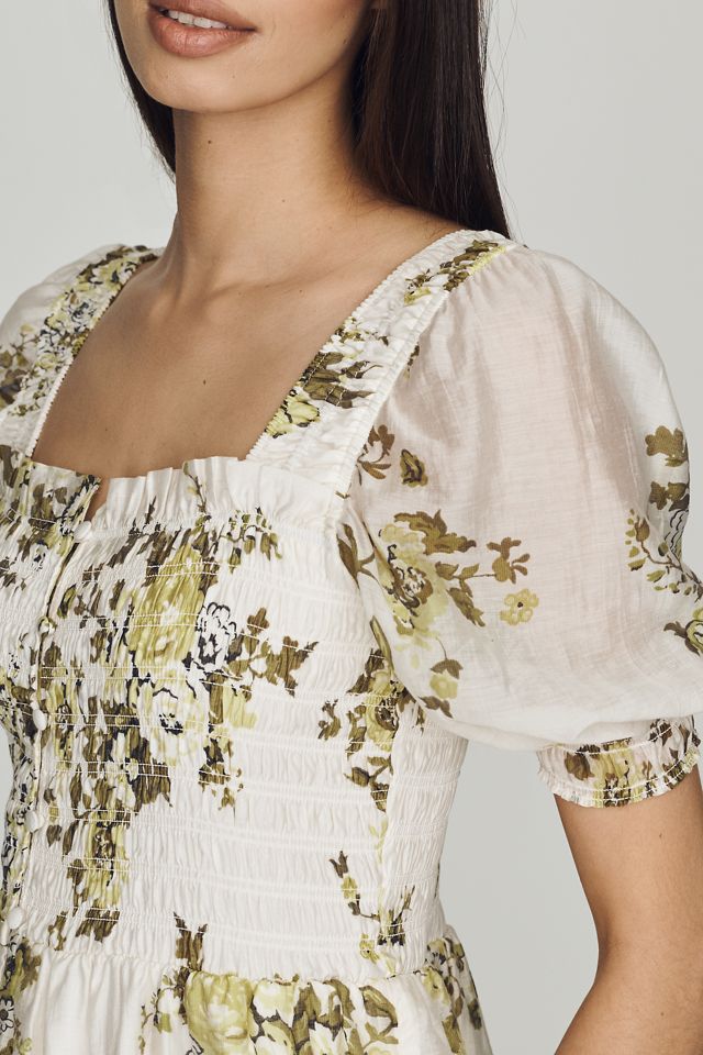 By Anthropologie Peregrine 100% Cotton Midi Dress #3