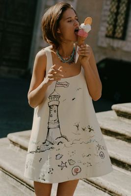 Derek Lam 10 Crosby Sleeveless Belted Denim Mini Dress | Anthropologie