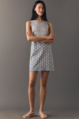Maeve Cotton Sequin Shift Dress
