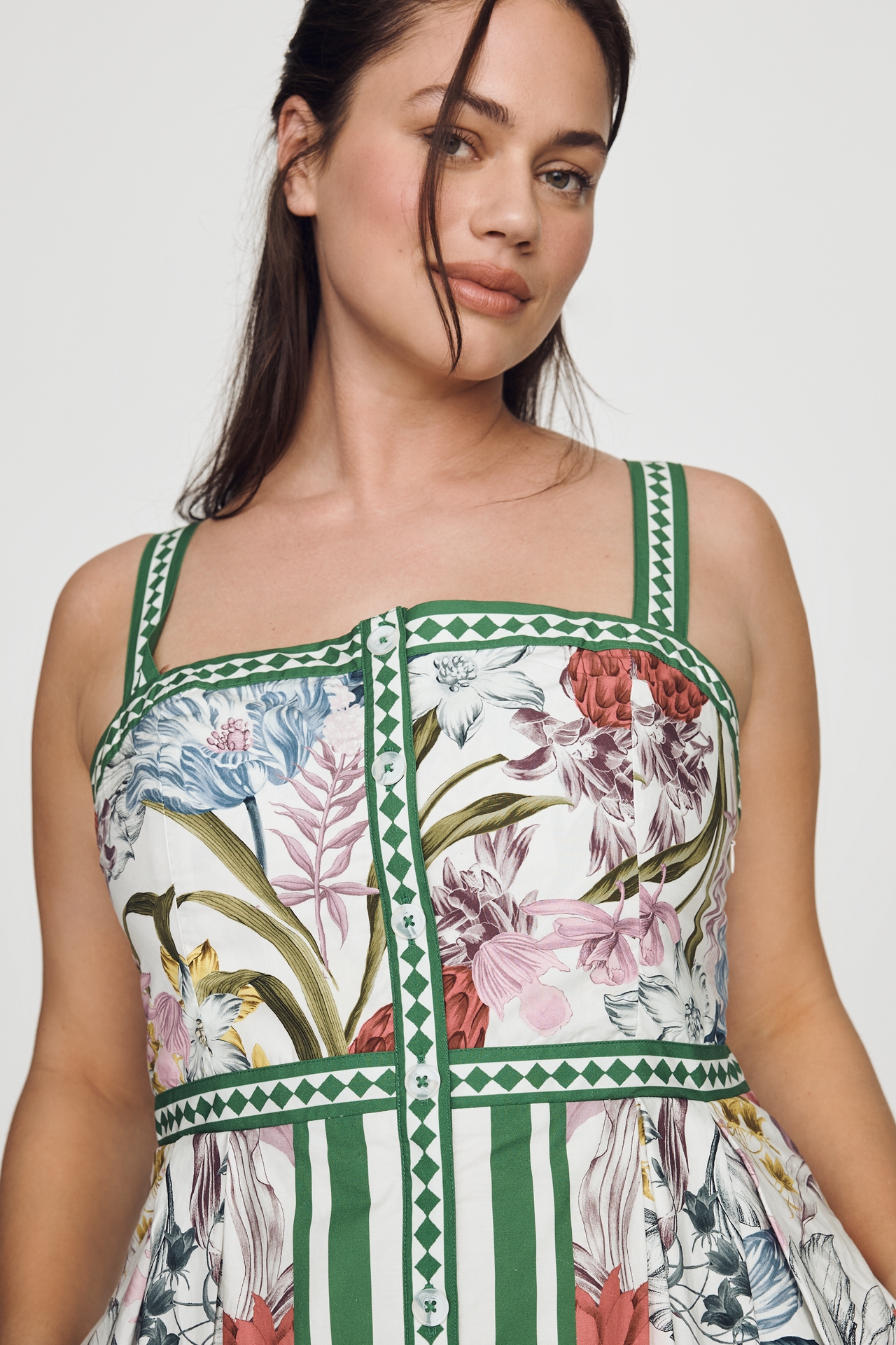 Maeve Cotton Printed Midi Dress
