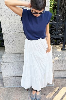 By Anthropologie Gemini Twofer Midi Dress