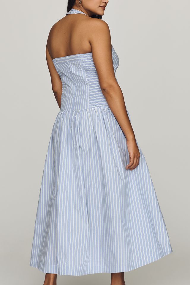 Maeve Poplin Halter Midi Dress #4