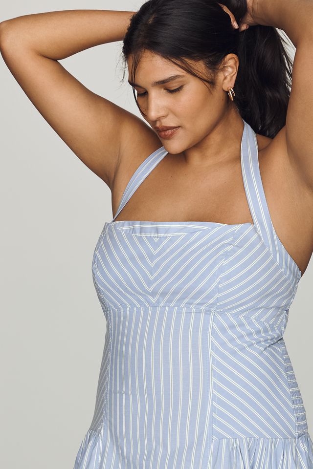 Maeve Poplin Halter Midi Dress #5