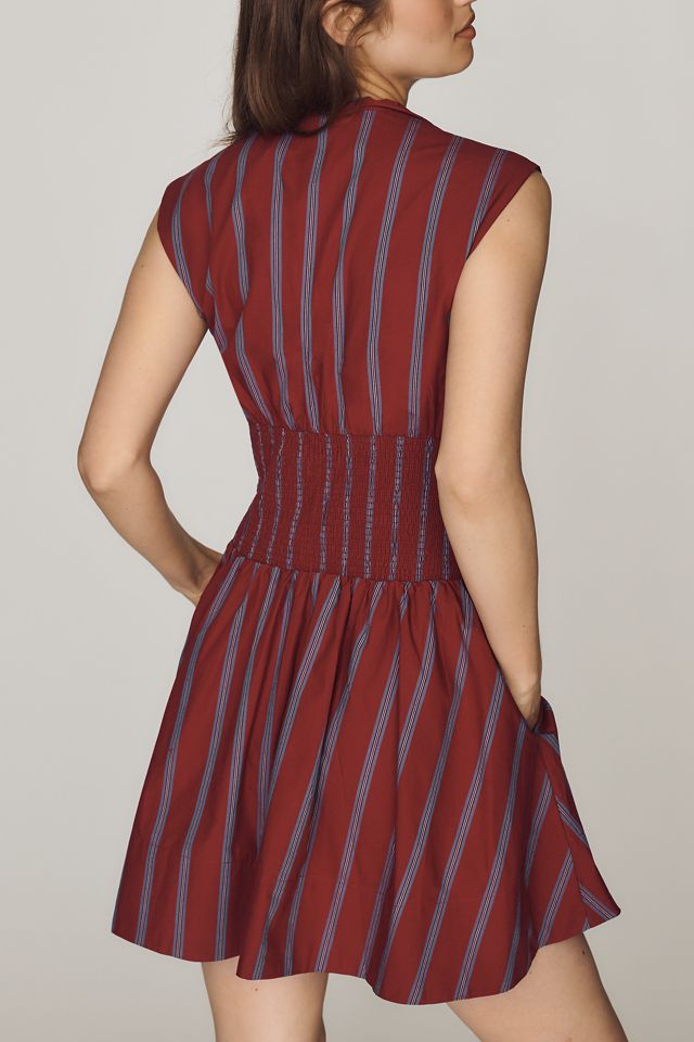 Tommie Front-Zip Mini Shirtdress #3