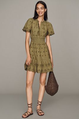 The Somerset Smocked Midi Dress