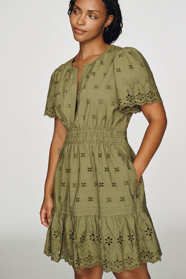 Somerset Smocked Mini Dress #4