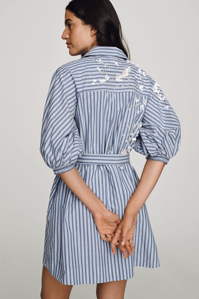 The Mona Mini Shirt Dress By Maeve #2