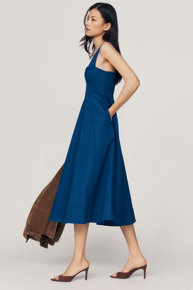 Robe midi en satin Maeve #1