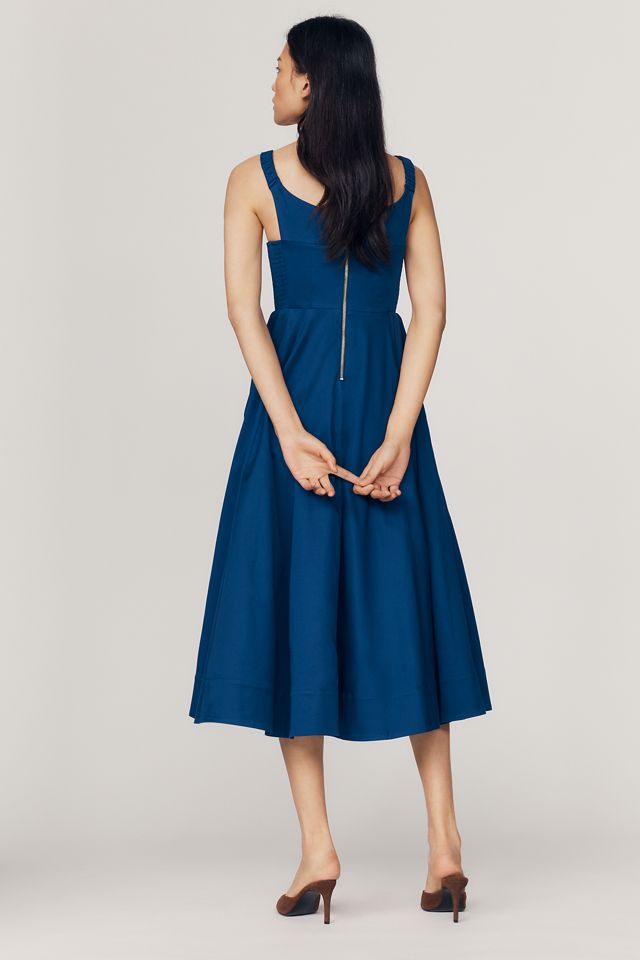 Robe midi en satin Maeve #3