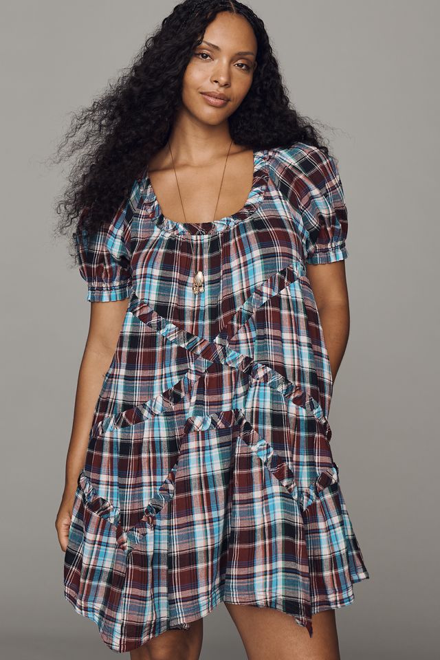 Pilcro Cotton Textured Mini Dress #4