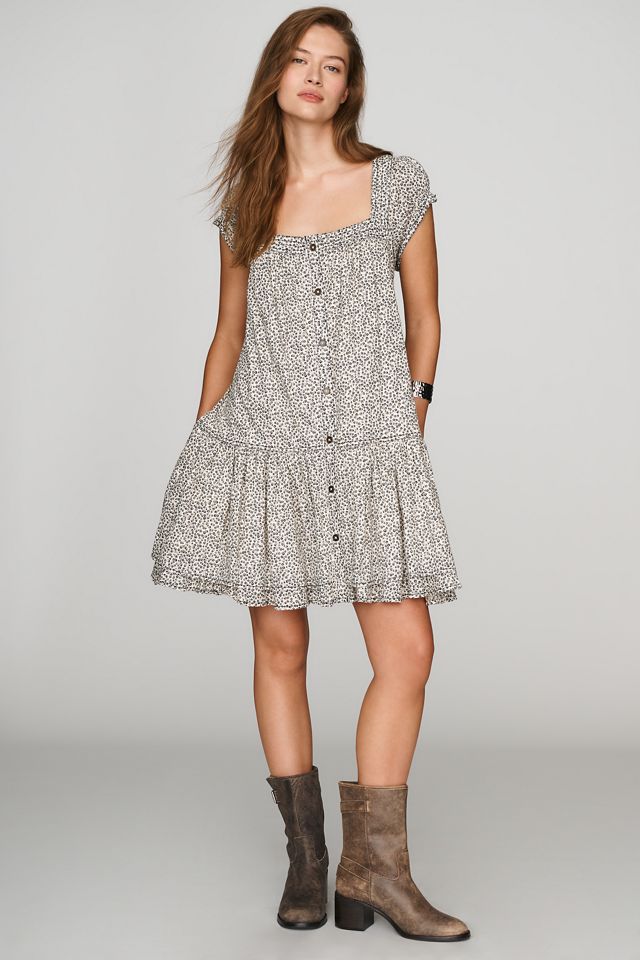 Mini Abito con Volant in 100% Cotone Pilcro #2